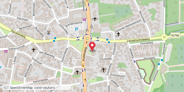 Een kaart met de locatie van Restaurant De Schout van Ermel