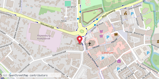 Een kaart met de locatie van Tapasbar El Condor