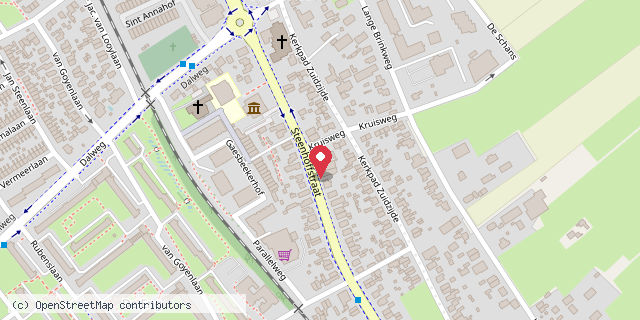 Een kaart met de locatie van Restaurant El Sueno