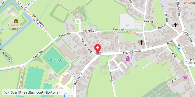 Een kaart met de locatie van Sijs eten en drinken